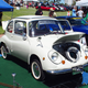 This restored to better than new 1969 Subaru 360 shows up every year to blow my mind.